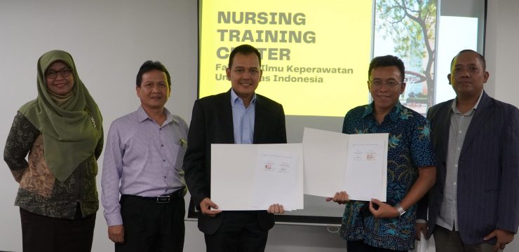 Signing of the MoU NTC FoN UI with PT Maju Usaha Inovasi UI and J-Wind Indonesia Japanese School